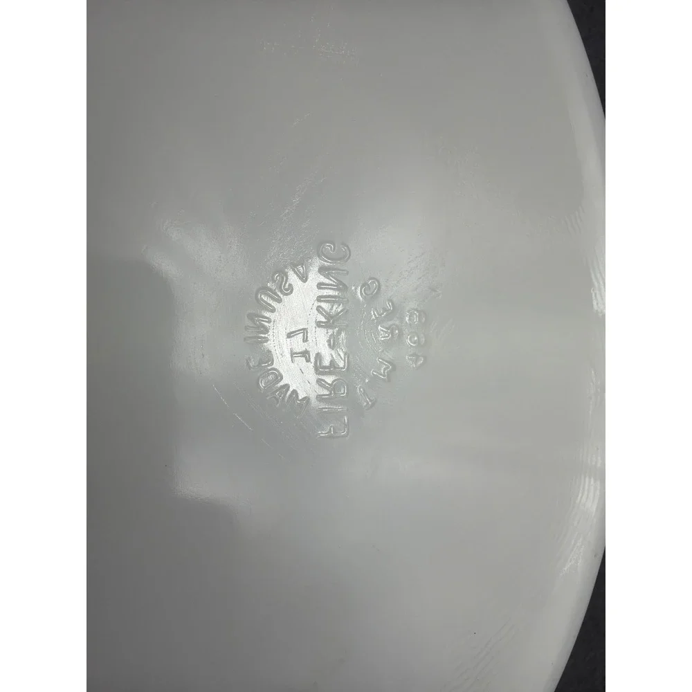 Fire-King Divided‎ Serving Dish Unisex OS White Milk Glass Oval Tab Handle #468